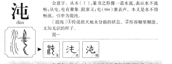 沌的意思及取名寓意(沌字意思)